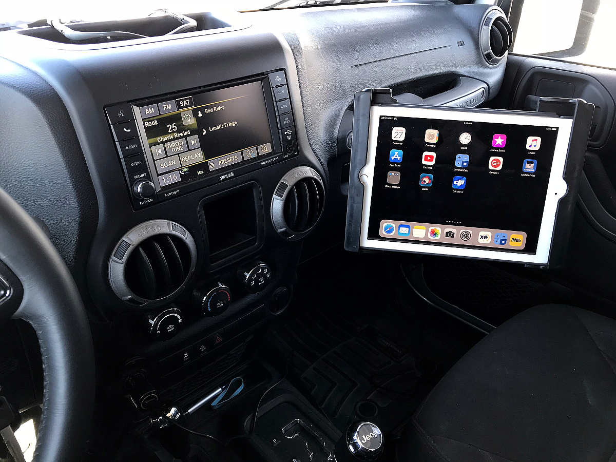RAM mounts for big tablets - which way to go? | Jeep Wrangler Forum